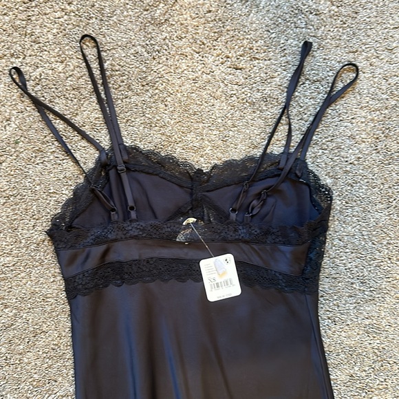Night Out Mood Midi Slip Black XS Free People - Picture 14 of 16